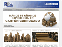 Tablet Screenshot of cartoncorrugado.com.mx